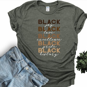 Black Joy Black Love Shirt, black pride shirt, black joy, black love,