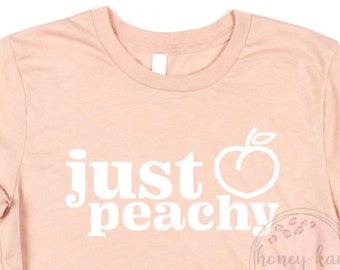 Just Peachy Shirt, peachy shirt, peach shirt