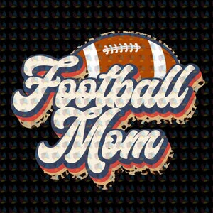 Football Mom Glitter Shirt. football mom shirt, team mom shirt, glitter sports mom tee