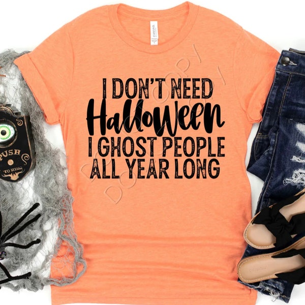 I Ghost People All Year Long Shirt