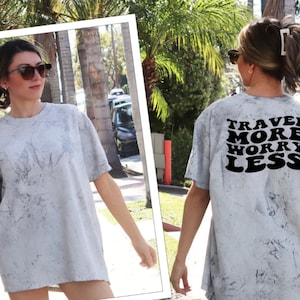 Reis meer zorgen minder shirt, reisbug shirt,