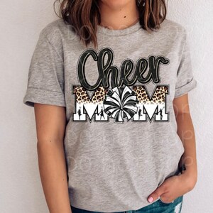 Cheer Mom Leopard Shirt, Cheer mom, leopard shirt, sports mom