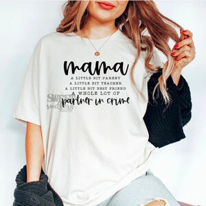 MAMA A little bit Shirt, mama definition shirt, mama appreciation shirt, mama humor shirt