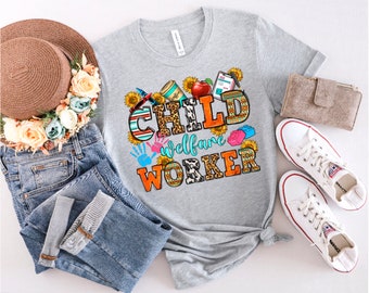 Child Welfare Worker Shirt, DHR shirt, social services shirt, foster care shirt, social worker shirt
