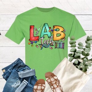 Maglietta per tecnico di laboratorio, maglietta per addetto al laboratorio, maglietta per professionista sanitario