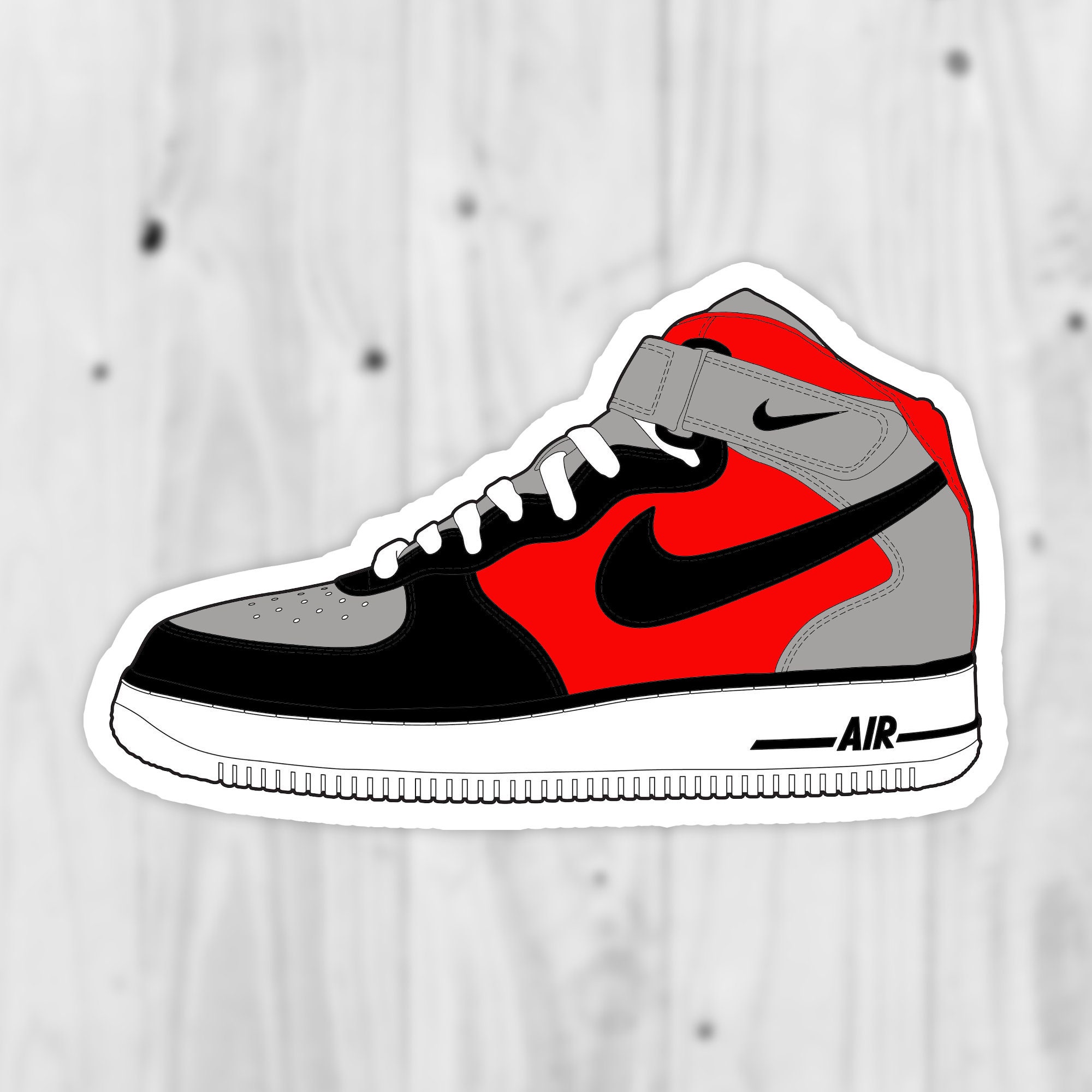 Sneaker Sticker Shoes Laptop Decal Journal Sticker Etsy
