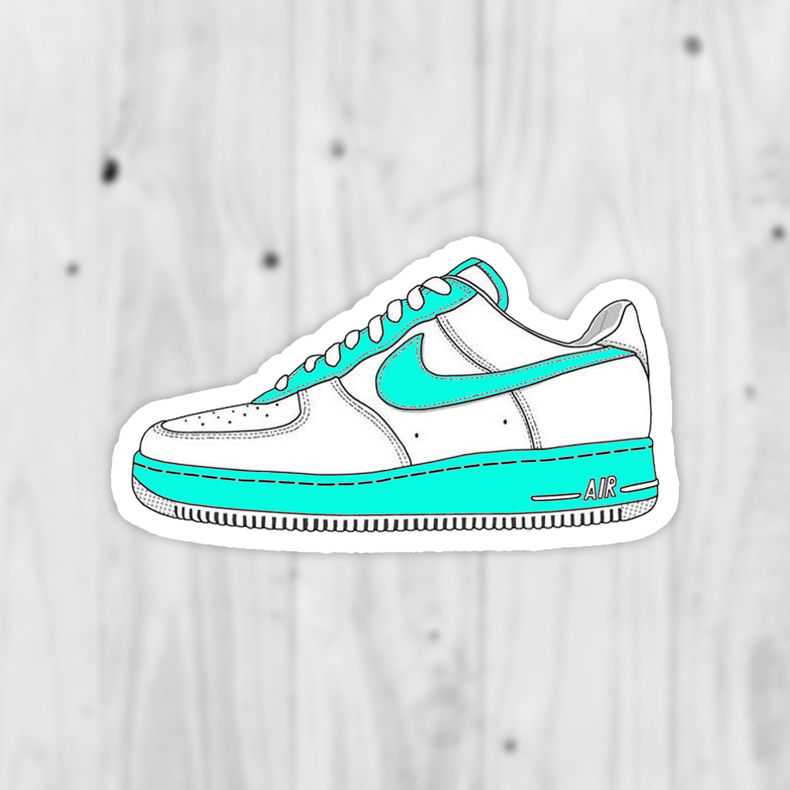 Sneaker Sticker Shoes Laptop Decal Journal Sticker Etsy