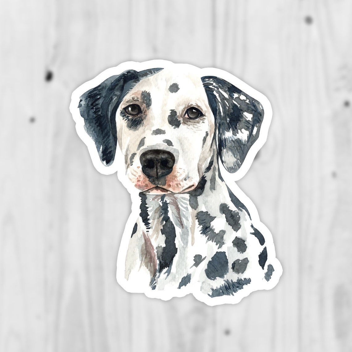 Dalmatian Sticker Laptop Decal Journal Sticker Free Etsy