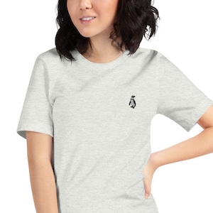 Embroidered Penguin Shirt | African Penguin Top