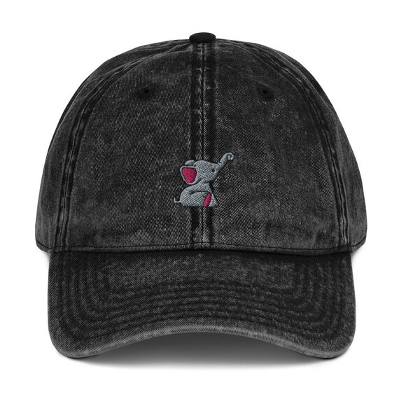 Vintage Elephant Cap Embroidered 