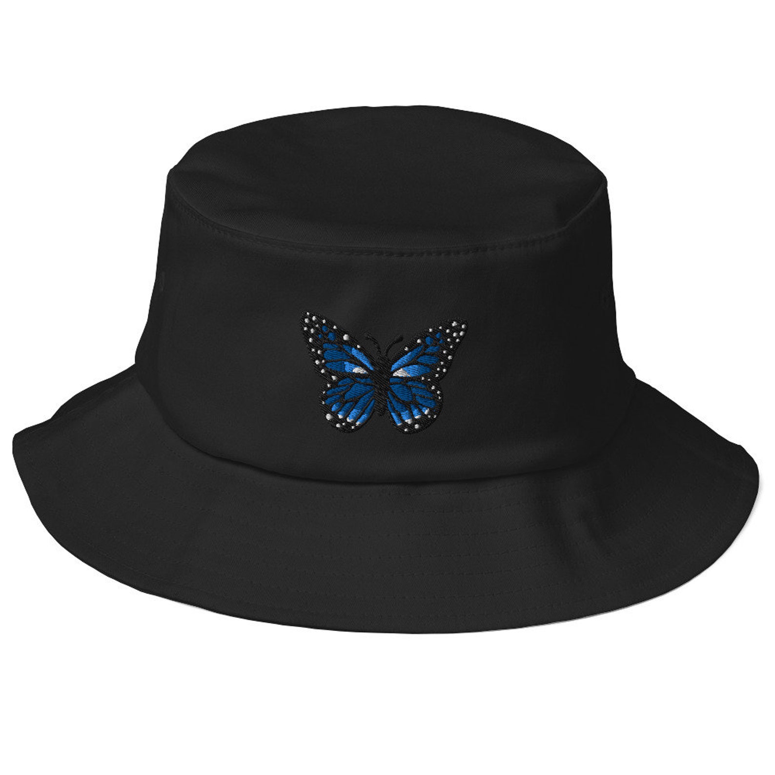 Butterfly Bucket Hat Embroidered Bucket Hat Etsy UK