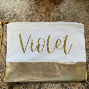 Personalized Make up Bag
