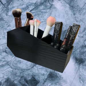 Coffin Shaped Makeup Tool Organizer 3D-Printed