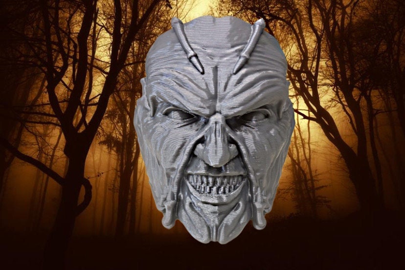Scary Creepers Face Cover Jeepers Creepers Face Cover Vivid Ogre Halloween Scary  Face Cover Comfortable Breathable Movie Headgea - AliExpress