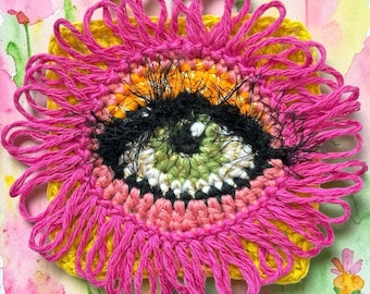 Schema PDF per uncinetto "Occhio della nonna"