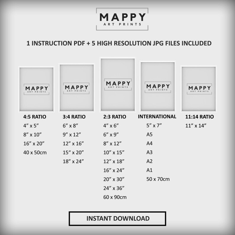 Disney World Map Print Disney World Wall Art Disney World Etsy