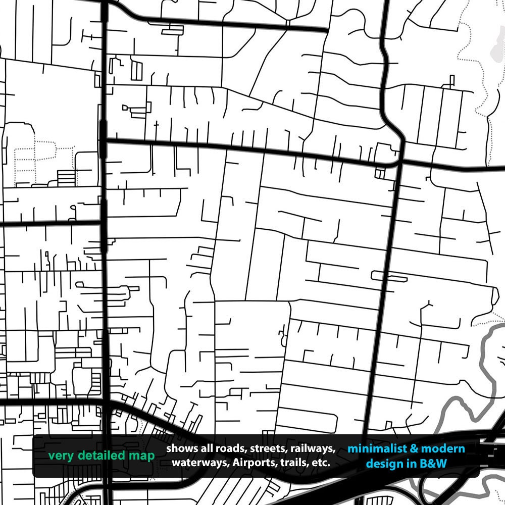 Castro Valley Map Print Castro - Il Fullxfull.2334439824 38zm