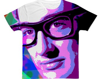 Buddy Holly T-shirt Classic Sublimation Adult T-Shirt Unisex T-shirt Gay T-shirt Men Women