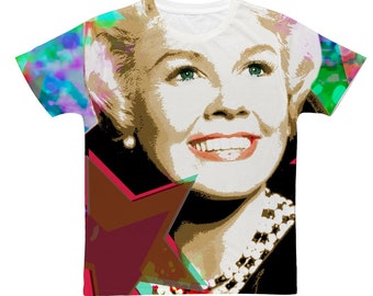 Doris Day T-shirt Classic Sublimation Adult T-Shirt Unisexe T-shirt Gay T-shirt Hommes Femmes