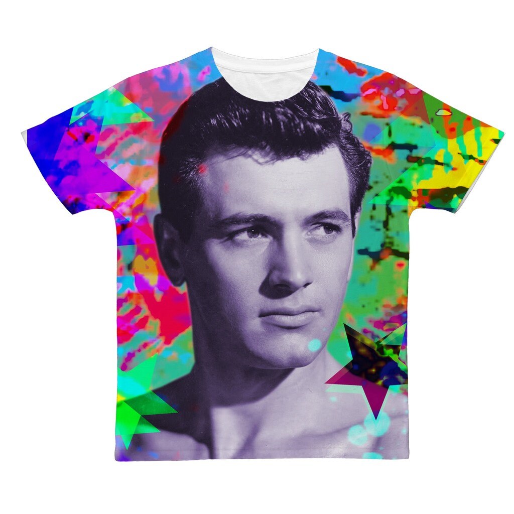 Rock Hudson Tshirt Classic Sublimation Adult Tshirt Unisex Etsy UK