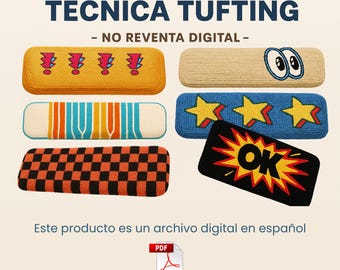 Plantillas de reposamuñecas para teclado con mechones: Guía en PDF + Videotutorial