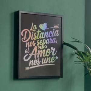 Impresión personalizada de lámina , Arte Brillante en Foil: Proyectos Personalizados en Cartulina, Listos para Exponer".frases de amor
