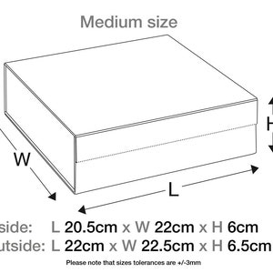 Personalised Empty Gift Box - Birthday Gift Box - Bridesmaid Proposal ...