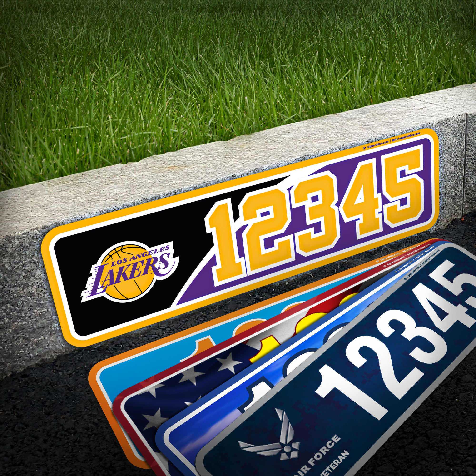 Design Your Own - Curb Decos (26&quot;X9&quot;)