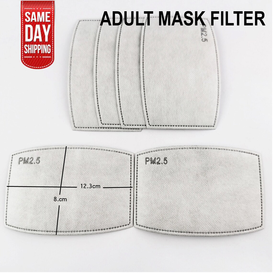 10 Filters for Face Mask Replacement Filters Face Mask Etsy