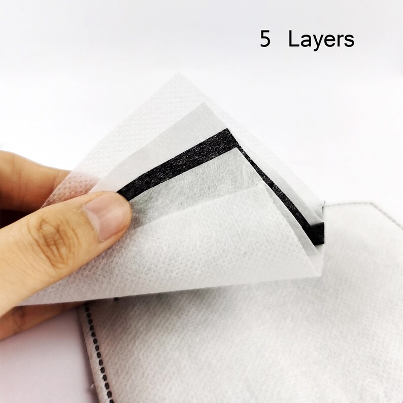 10 Filters for Face Mask Replacement Filters Face Mask Etsy