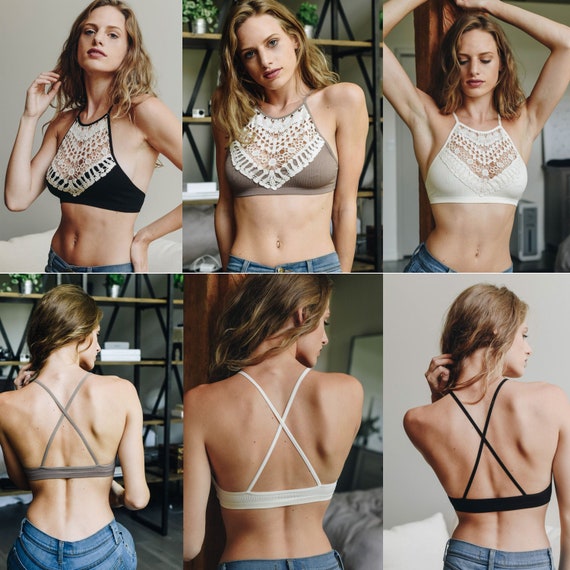 Crochet Bralette With Matching Fishnet Pants