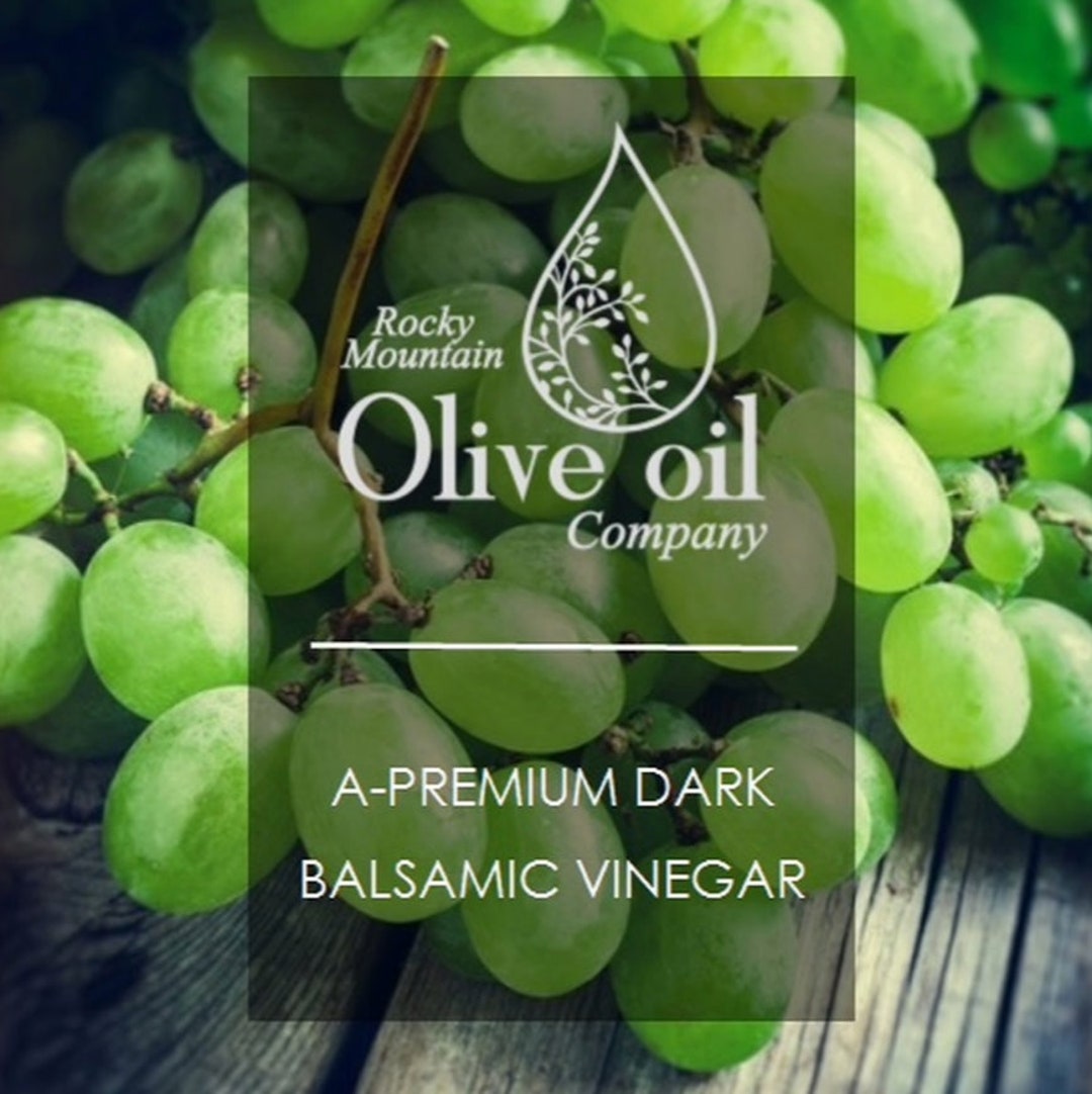Rocky Mountain Olive Oil Apremium Dark Balsamic Vinegar Etsy