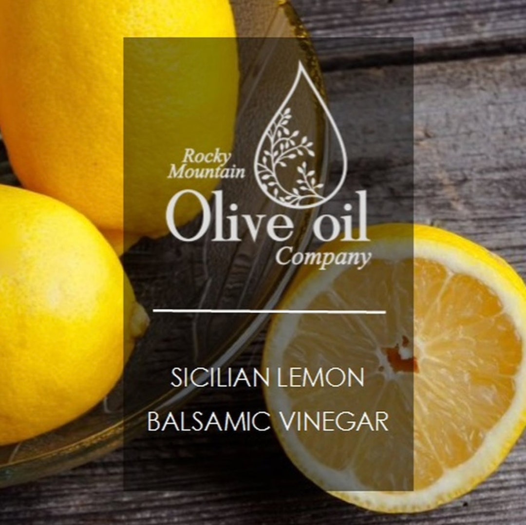 Premium Sicilian Lemon White Balsamic Vinegar at the Olive Oil Store