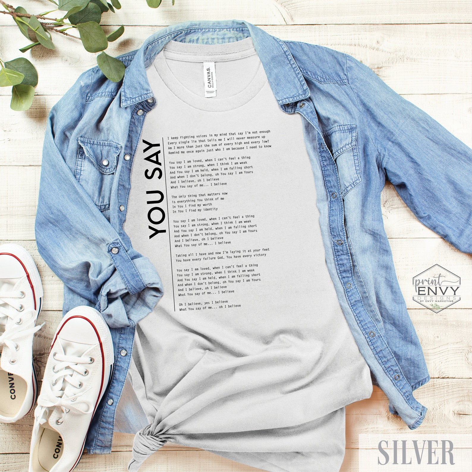 You Say Song Lyrics Shirt Worship Lyrics Shirt Christian T Etsy