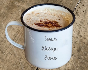 Mug mockup blank coffee mug mock ups coffee cup mock up white mug mockups enamel black rim cup white cup mock up instant download