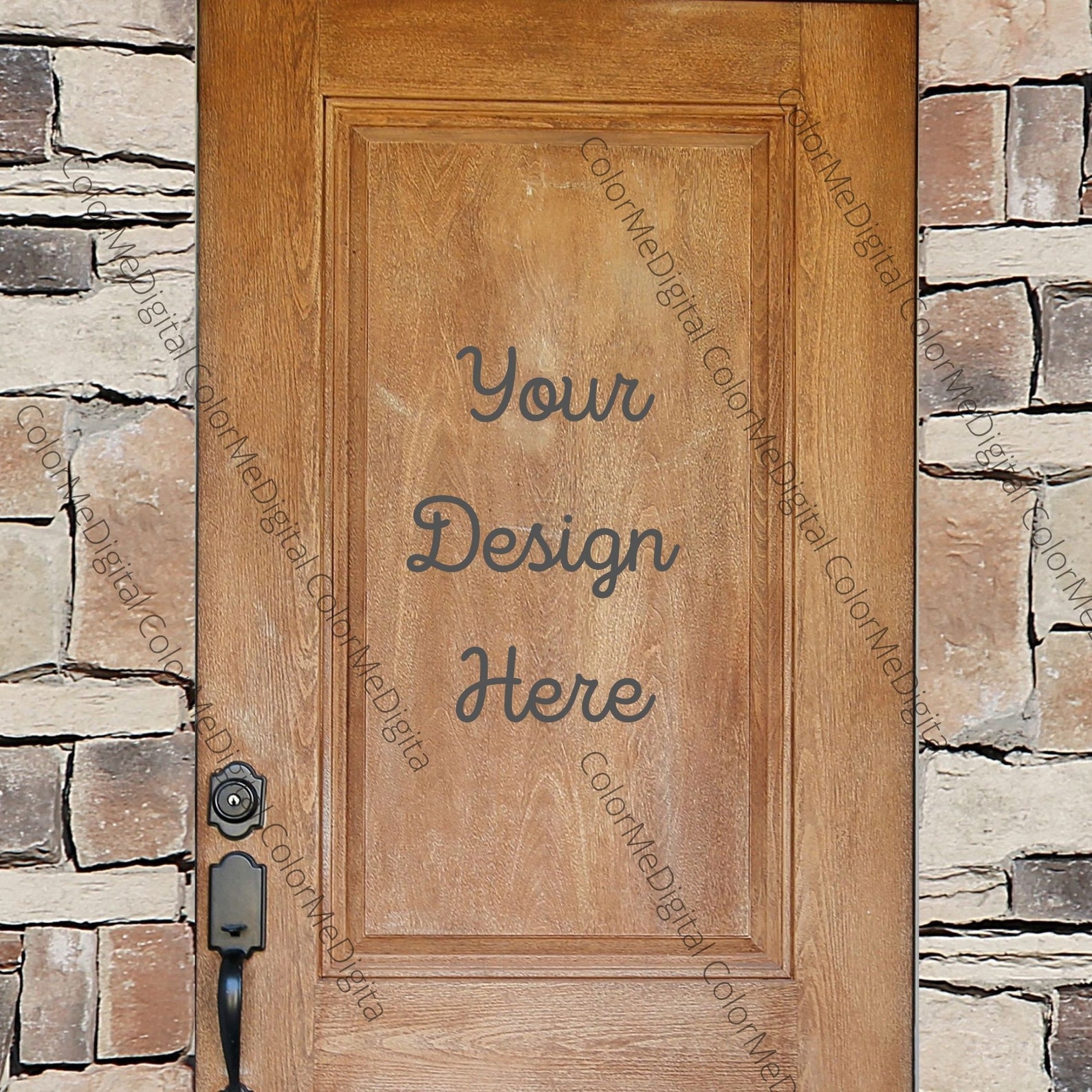 Download Front door 3 pack front door flat surface mock up for your ...