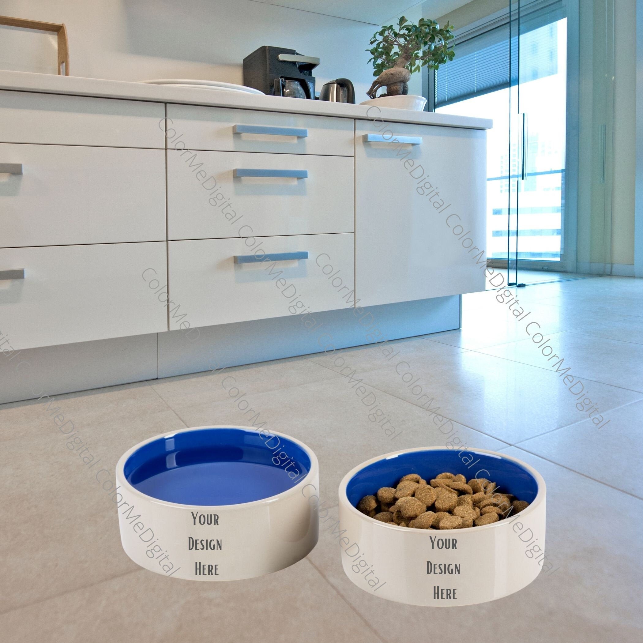 Download Pet Bowl Mock Up Ceramic dog dish MockUp cat Bowl Mock Up ...