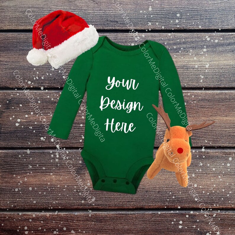 Download Christmas mockup 6 pack baby onesie mock up bundle for | Etsy