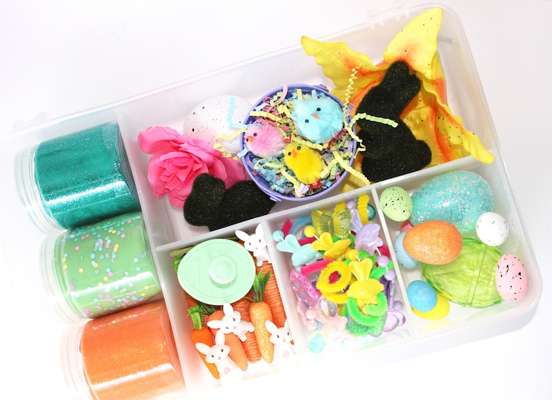 Easter Playdough Kit Easter Loose Parts Easter Sensory Kit Easter Playdoh Kit