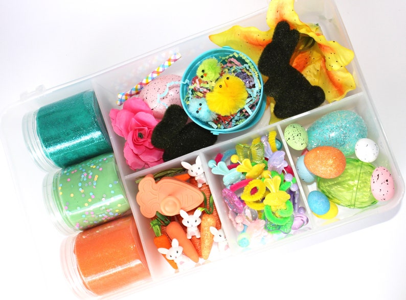Easter Playdough Kit Easter Loose Parts Easter Sensory Kit Easter Playdoh Kit