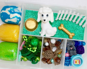 Dog Playdough Kit, Puppy Playdough Kit, Dog Sensory Kit