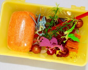 Dragon Playdough Kit, Dragon Play Dough Kit, Dragon Sensory Kit