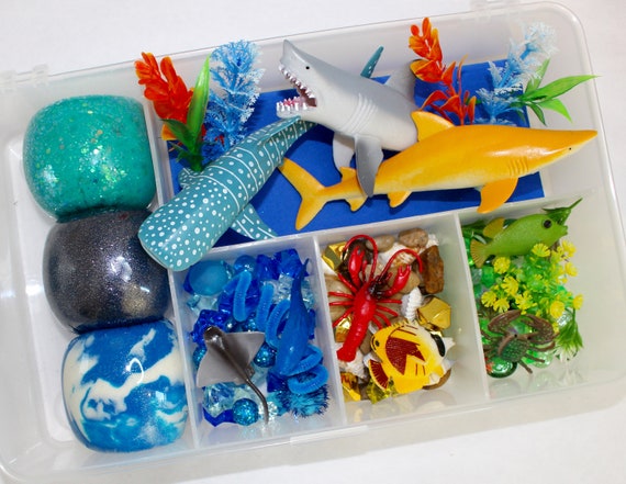 Shark Playdough Kit Ocean Playdough Kit Shark Playdoh Kit Ocean