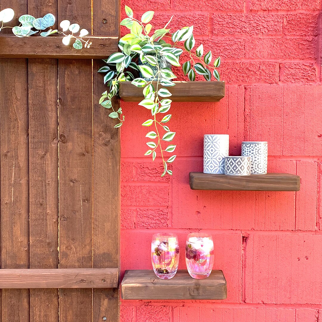 Garden Wall Shelves Garden Decor Outdoor Shelves Etsy UK