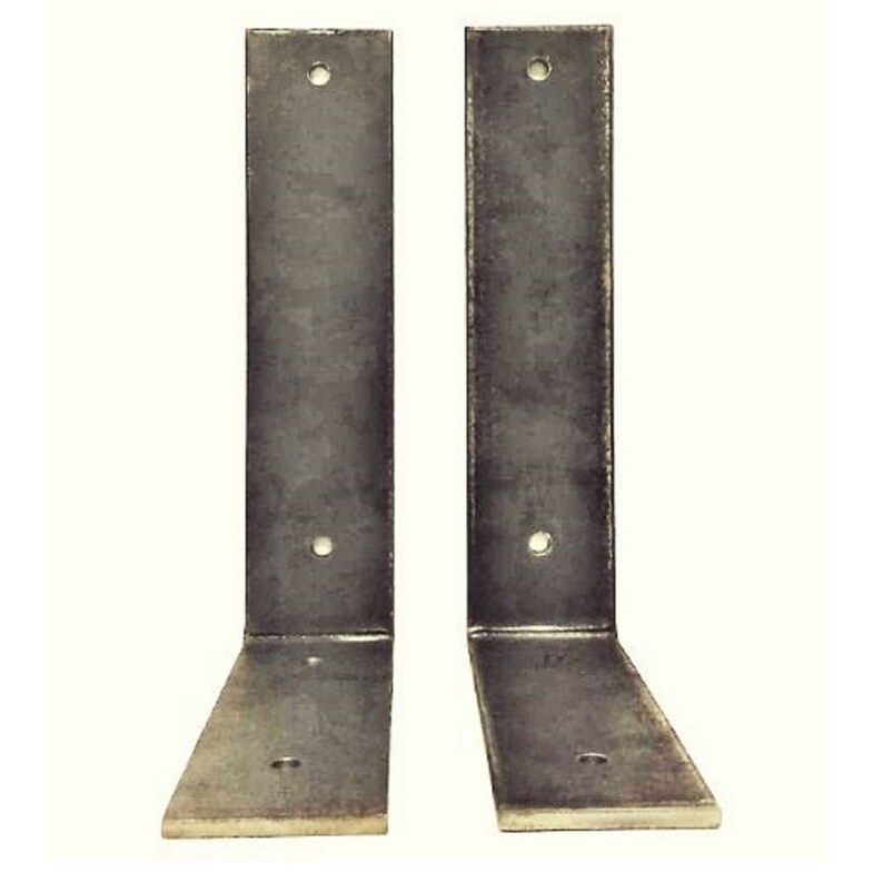 Shelf Brackets Straight Rustic Industrial Style Shelf Brackets Etsy