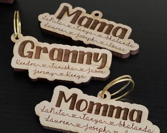 Personalized Gifts for Her, Mothers Day Gift, Gifts for Mom, Mother's Day Gift, StepMom Gift, Memorial Gift Mom, Mom Keychain with Kids Name