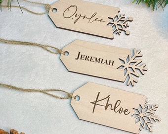 Personalized Stocking Tag, Stocking Name Tags, Christmas Stockings