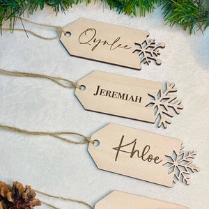 Personalized Stocking Tag, Stocking Name Tags, Christmas Stockings