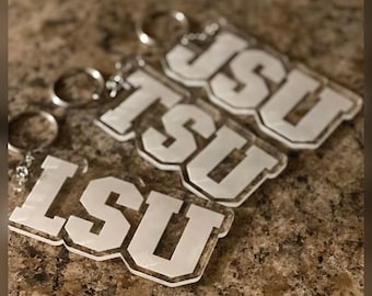 College Keychain, High School Keychain, Class of 2022, Gift for Her, College Letters Keychain, High School Letters Keychain