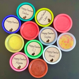 Personalized Easter Token: Clay Dough, Non-Candy Treat